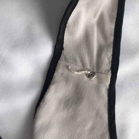 J Crew Black Eyelet Dressy Tank Sz 4 - Picture 7 of 7